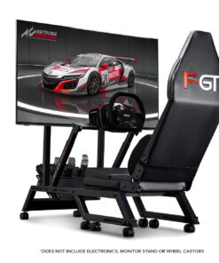 Next Level Racing F-GT Racing Simulator Cockpit. Formula and GT racing simulator cockpit compatible with Thrustmaster, Fanatec, Moza Racing on PC, Xbox and PS 33 71L7OqxD L