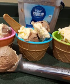 Zeroll, Size 20, in Silver 1020 Original Ice Cream Unique Liquid Filled Heat Conductive Handle Simple One Piece Aluminum Design Easy Release 40 Scoops per, 2-Ounce 41 71L7jjBr0yL