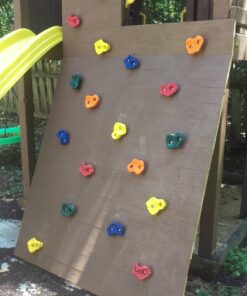 Squirrel Products Kids Rock Climbing Holds Indoor & Outdoor Playground Accessories Rock Wall Climbing Kit with Mounting Hardware 20 Pack XL Deluxe 52 71L7mSf0uJL