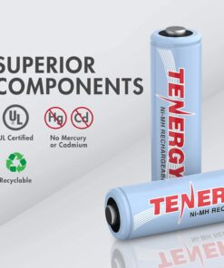 Tenergy High Drain AA AAA C and D Battery, 1.2V Rechargeable NiMH Batteries Combo, 8-Pack 2500mAh AA Cells, 8-Pack 1000mAh AAA Cells, 4-Pack 5000mAh C Cells and 4-Pack 10000mAh D Cell Batteries 15 71L7p0i3YfL