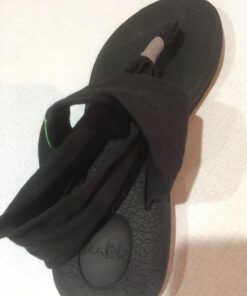 Sanuk Women's Yoga Sling 2 Sandal 8 Black 20 71L8FXLPAL