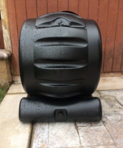 The Most Beautiful Composter in The World in Black, Made in America, Food Safe, BPA and Rust Free, No Assembly Required, Envirocycle Composting Tumbler Bin and Compost Tea Maker … 35 US Gallon 41 71L8Ztdlh6L