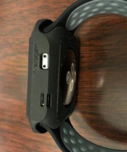 Spigen Rugged Armor Designed for Apple Watch Case for 42mm Series 3/Series 2/1/Original (2015) - Black 61 71L9DUemqxL