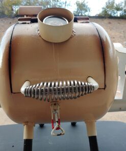 Island Outdoor, LLC 5-3/8" Stainless Spring Handle with 1/2" Steel Rod (6" Wide, 3.5" Tall) - Weld ON 35 71LApXNqD5L