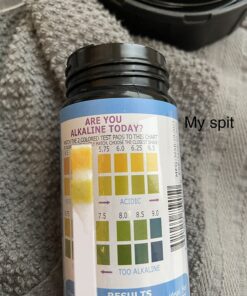 Just Fitter pH Test Strips for Testing Alkaline and Acid Levels in The Body. Track & Monitor Your pH Level Using Saliva and Urine. Get Highly Accurate Results in Seconds. 1 31 71LBPUj4NXL