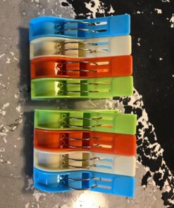 Beach Towel Clips, ECROCY Towel Clips for Chairs on Cruise, 8 Pack Large Clips Clamps,Clothes Pegs,Beach Towel Holder to Keep Your Towel from Blowing Away,Heavy Duty and in Bright Colors Medium-1 17 71LBqKcMIPL