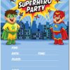 30 Superhero Birthday Invitations with Envelopes (30 Pack) - Kids Birthday Party Invitations for Boys or Girls 33 71LBwUPEs3L