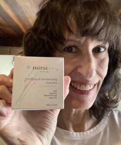 Mirai Clinical - Persimmon Soap Bar for Body 100g - Persimmon Soap - Japanese Body Odor Soap - Purifying and Deodorizing Natural Chemical-Free - Helps Eliminate Nonenal Soap Bar for Men & Women 3.52 Ounce (Pack of 1) 37 71LC63YIzkL 3