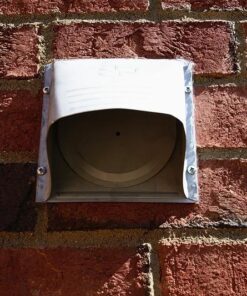 Builder's Best 110889 Thru-wall Dryer Vent Hood, 4", Galvanized 6 71LCe1CkNwL