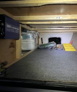 GoWISE Power 600W Pure Sine Wave Inverter 12V DC to 115V AC with 2 AC Outlets + 1 5V USB Port and 2 Clamp Cables (1200W Peak) PS1001 35 71LE8jwypL