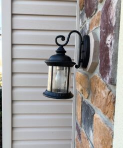 Westinghouse Lighting 6230600 New Haven One-Light Exterior Wall Lantern on Steel with Clear Seeded Glass, Black,Oil Rubbed Bronze Finish, (1 Pack) 30 71LEX fud5L