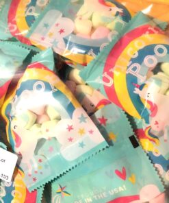 Unicorn Poop Candy - Made in the USA - 24 Unicorn Party Supplies - Unicorn Birthday Party Favors for Kids - Bulk Candy Packs for Classroom 0.33 Ounce (Pack of 24) 32 71LErR94HQL