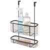 iDesign Steel Over-The-Cabinet 2-Tier Hanging Kitchen Storage Basket The Axis Collection, 4" x 11.1" x 16.3", Bronze 12 71LEyx7aWDL