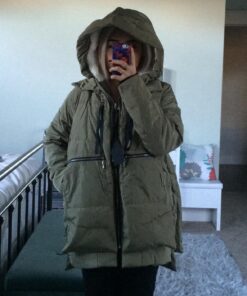 Orolay Women's Thickened Down Jacket Large Green 46 71LF2klVPML