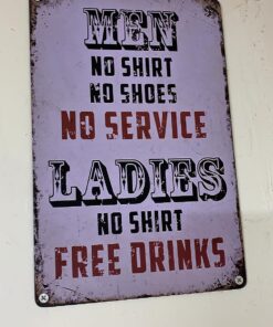 Strosportsandtech Beer Alcohol Free Drinks Funny Tin Sign Bar Pub Diner Cafe Wall Decor Home Decor Art Metal Poster Retro Vintage 10 71LFCppmVkL