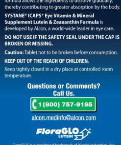 Systane ICaps Eye Vitamin & Mineral Supplement, Lutein & Zeaxanthin Formula, 120 Coated Tablets 19 71LFmIn0ML