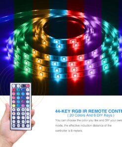 DAYBETTER Led Strip Lights 16.4ft Waterproof Color Changing Led Lights with Remote Controller 31 71LGLD0Gw3L