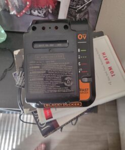 BLACK+DECKER 20V MAX Lithium Battery Charger, 2 Amp (BDCAC202B), Black 22 71LGkid4mSL