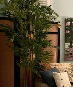 Nearly Natural 7ft. Big Bamboo Artificial Tree 84 in 47 71LGwpIVpL