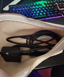 Klein Tools 5139 Zipper Bag, Canvas Tool Pouch to 12.5 x 7 x 0.7 -Inch with Heavy Duty Brass Zipper Close, Natural 21 71LHjCX4PsL