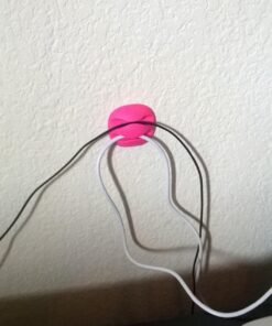 iGotTech Cable Clips and Cord Management System 6 Pack of Dual Slotted Adhesive Desktop Cable Organizers | Phone & Computer Wire Holder (Multicolor) Multicolored 55 71LHwrNO4AL 1