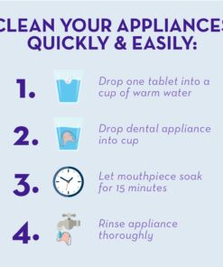 Retainer Brite - Retainer Cleaner Tablets for Invisalign, Mouth Guard Cleaner, Night Guard Cleaner and More. Cleaning Tablets for Ultrasonic Cleaners. 120 Tablets - 4 Month Supply. Made in USA 21 71LI6P2R2JL