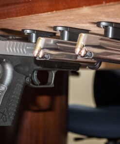 Tactical Quick Draw Gun Magnet Concealed Rifle & Shotgun Magnetic Holder Perfect as a Wall Mount Bed Mount Vehicle Car Gun Holder Mount in a Display Case for Fast Draw with Non-Scratch Coating 1 Pack 31 71LInPZARL