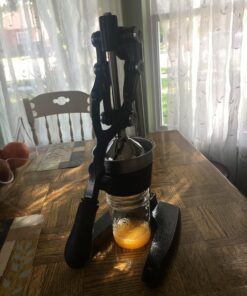 New Star Foodservice 46878 Commercial Citrus Juicer, Enameled Black 75 71LJhx7vEeL