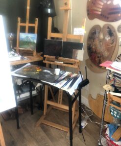 Gator Frameworks Keyboard and Audio Utility Table with Multi Point Adjustability and Built in Leveling Bubble; Min/Max Height - 26"/44" (GFW-UTILITY-TBL), Black 39 71LLxrdhItL