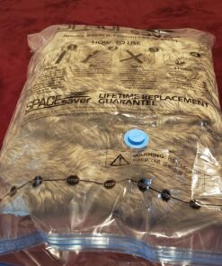 Spacesaver Space Bags Vacuum Storage Bags (Jumbo 10pk) Save 80% Clothes Storage Space - Vacuum Bags for Comforters, Blankets, Bedding, Clothing - Compression Seal for Closet Storage. Pump for Travel 10 Pack Jumbo 56 71LMu2zKbzL