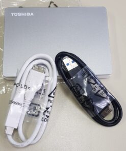 Toshiba Canvio Flex 2TB Portable External Hard Drive USB-C USB 3.0, Silver for PC, Mac, & Tablet - HDTX120XSCAA USB-C & USB 3.0 32 71LN0mYZ83L 2
