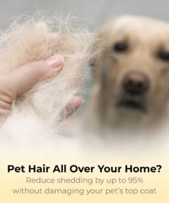 Thunderpaws Best Professional De-Shedding Tool and Pet Grooming Brush, D-Shedz for Breeds of Dogs, Cats with Short or Long Hair, Small, Medium and Large (Yellow) Yellow 24 71LNNZRqTsS