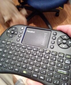 Rii i8 2.4G Mini Wireless Keyboard with Touchpad&QWERTY Keyboard, Portable Wireless Keyboard with USB Receiver Remote Control for laptop/PC/Tablets/ Windows/Mac/TV/Xbox/PS3/Raspberry Pi .Black 31 71LNtKlEGML