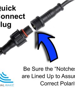 Tidal Wake IP68 Underwater 1/2in Standard Boat Drain Plug LED Light, Brilliant Underwater Lighting in Minutes! No Holes to Drill! Blue 28 71LO2vTnn6L