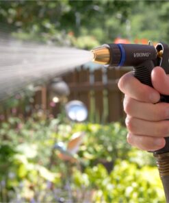 VIKING High Pressure Adjustable Hose Nozzle with Brass Tip for Garden Watering and Car Washing Brass Tip Hand Control 19 71LPSsKj3TL