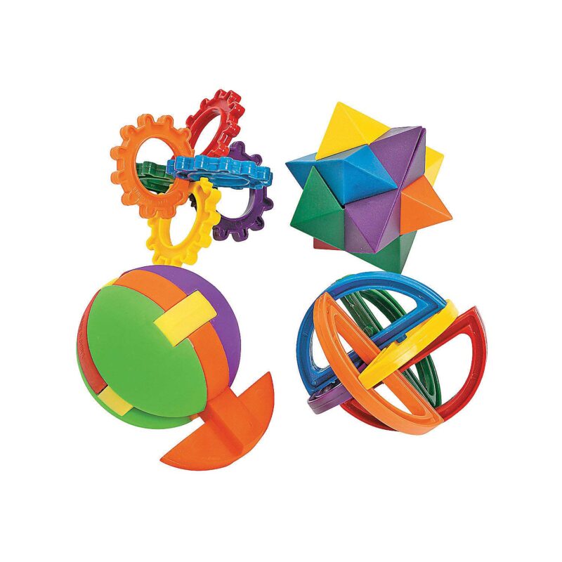 Fun Express Plastic Balls Puzzle (1 Dozen)