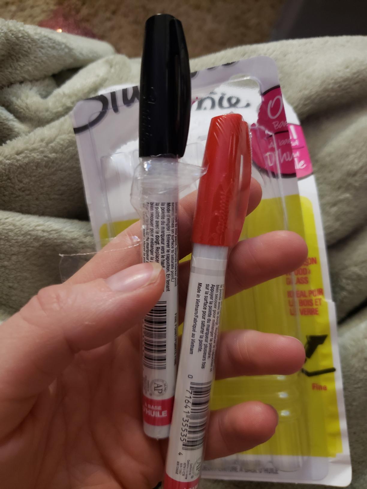 SHARPIE Oil-Based Paint Markers, Fine Point, Assorted Colors, 5 Count - Great for Rock Painting Classic Assorted 5 Count (Pack of 1) Fine Tip 19 SHARPIE Oil-Based Paint Markers, Fine Point, Assorted Colors, 5 Count - Great for Rock Painting Classic Assorted 5 Count (Pack of 1) Fine Tip - Image 19