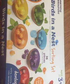 Learning Resources Birds in a Nest Sorting Set, Fine Motor Set, Color Sorting Set for Toddlers, 36 Pieces, Ages 3+ 19 71LSaY4PipL