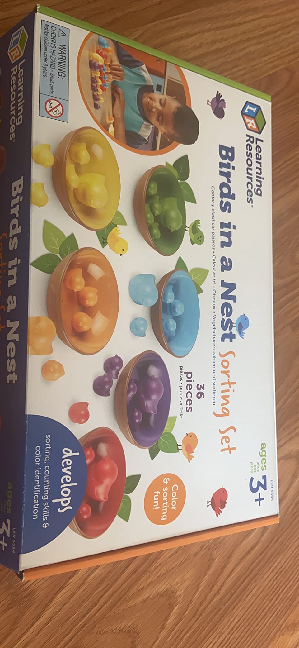 Learning Resources Birds in a Nest Sorting Set, Fine Motor Set, Color Sorting Set for Toddlers, 36 Pieces, Ages 3+ 10 Learning Resources Birds in a Nest Sorting Set, Fine Motor Set, Color Sorting Set for Toddlers, 36 Pieces, Ages 3+ - Image 10