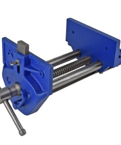 Yost Vises M9WW Rapid Action Woodworking Vise | Quick Release Lever for Quick Adjustments | 9 Inch Jaw Width | Made with Heavy-Duty Cast Iron | Blue Yost M9WW 64 71LUG84hM7L