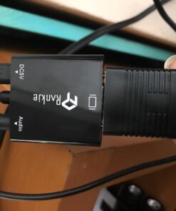 Rankie 1080P Active HDTV HDMI to VGA Adapter (Male to Female) Converter with Audio for PC, Monitor, Projector, HDTV, Xbox and more 46 71LUzYv3CLL