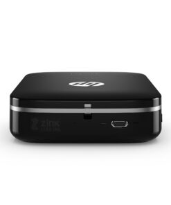 HP Sprocket Portable Color Photo Printer, Print Social Media Photos on 2x3" Sticky-Backed Paper - Black (X7N08A) 52 71LXKc4aTBL