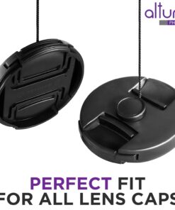 5 Pcs Altura Photo Lens Cap Keeper, Camera Lens Cap Leash for DSRL & Mirrorless Lenses - Camera Lens Keeper/Lens Holder for Canon, Nikon, Sony, Sigma, Tamron & Others Camera Lens Accessories 22 71LY84lmTKL 1