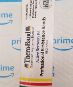 THERABAND Resistance Bands Set, Professional Non-Latex Elastic Band For Upper & Lower Body Exercise, Strength Training without Weights, Physical Therapy, Pilates, Rehab, Yellow & Red & Green, Beginner 14 71LYxHfUgbL