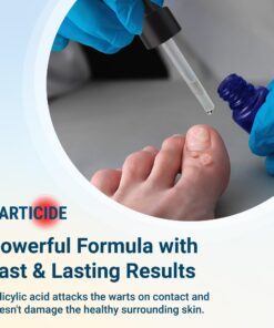 Warticide Fast-Acting Wart Remover - Plantar and Genital Wart Removal, Attacks Warts On Contact, Easy Application (1 Fluid Ounce) 1 Fl Oz (Pack of 1) 24 71LZab6OsNL