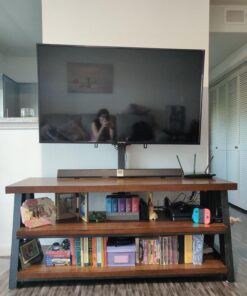 WALI Tilt TV Wall Mount Bracket for Most 26-55 inches LED, LCD, OLED Flat Screen TVs up to 99lbs with Mounting Holes 100x100mm to 400x400mm (TTM-1), Black 41 71LbOrfcbsL