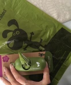 Earth Rated Leash Dispenser & 15 Dog Poop Bag Bundle Pack - Ultra-Thick Doggie Waste Bags with Holder | Lavender-Scented With Leak-Proof Security 1 Dispenser, 15 Bags 39 71Lbrn1OgOL 1