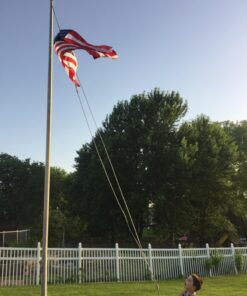 US Flag 4x6 by USA Flag Co. is 100% American Made: The BEST Embroidered Stars and Sewn Stripes American Flags, Made in the USA, with Amazon A to Z Guarantee. (4 by 6 foot) 4 by 6 Foot 53 71LbwX43LL