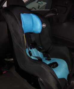 Evenflo Tribute LX 2-in-1 Lightweight Convertible Car Seat, Travel Friendly (Neptune Blue) Neptune Blue 37 71LcCS540tL