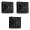 Renovators Supply 4 1/4 Inch Clavos Decorative Nail Black Wrought Iron Barn, Gate, Shutter or Door Clavos Square Head Rustic Nail Powder Coat Finish Home Hardware Pack of 3 26 71LdlQaSlL